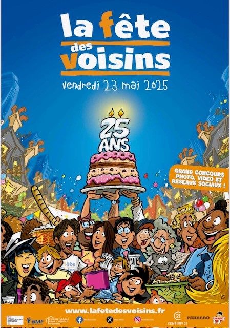 Affiche fte des voisins