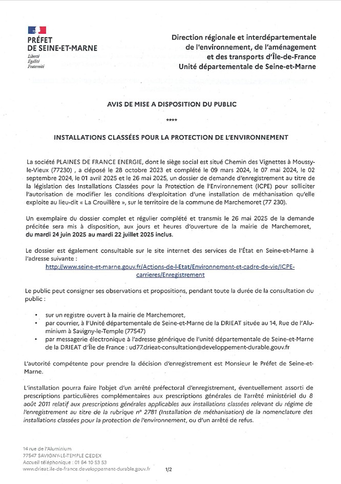 ICPE fait 