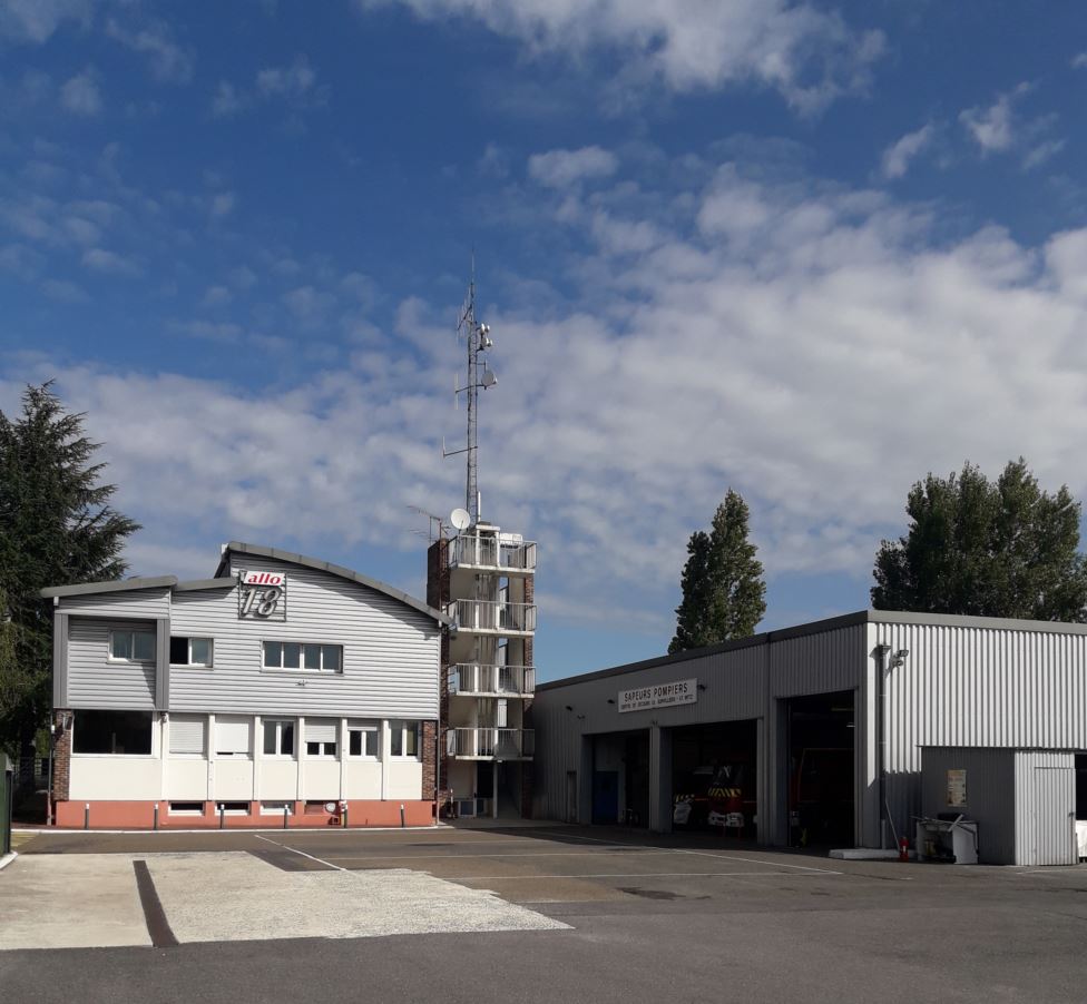 Caserne des pompiers capture photo