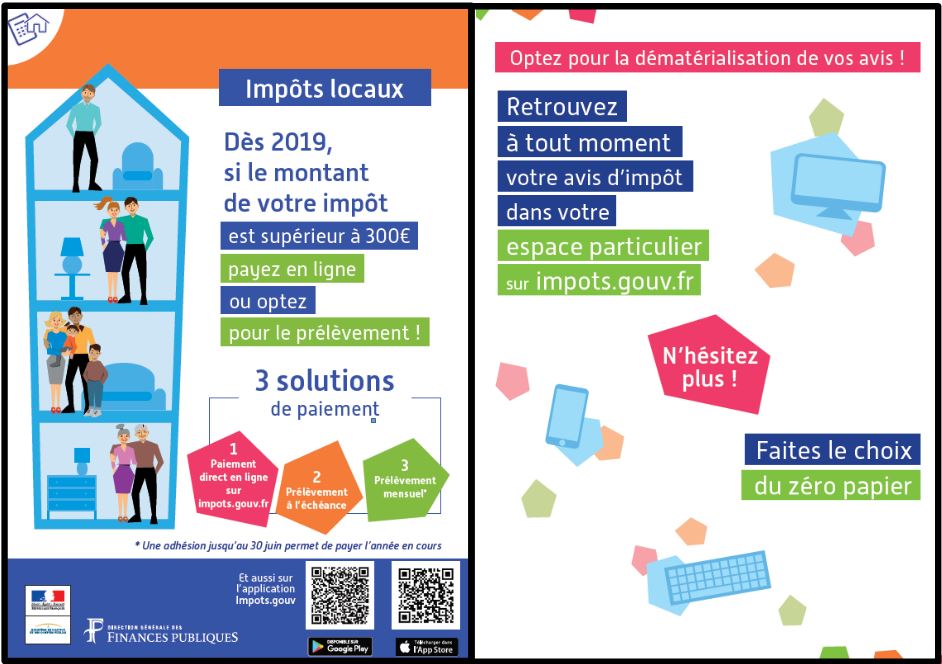 cartelette seuil de paiement impots locauxodt LibreOffice Writer